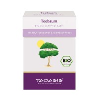 Pastylki z drzewem herbacianym i mchem islandzkim, BIO, 30g, Taoasis

